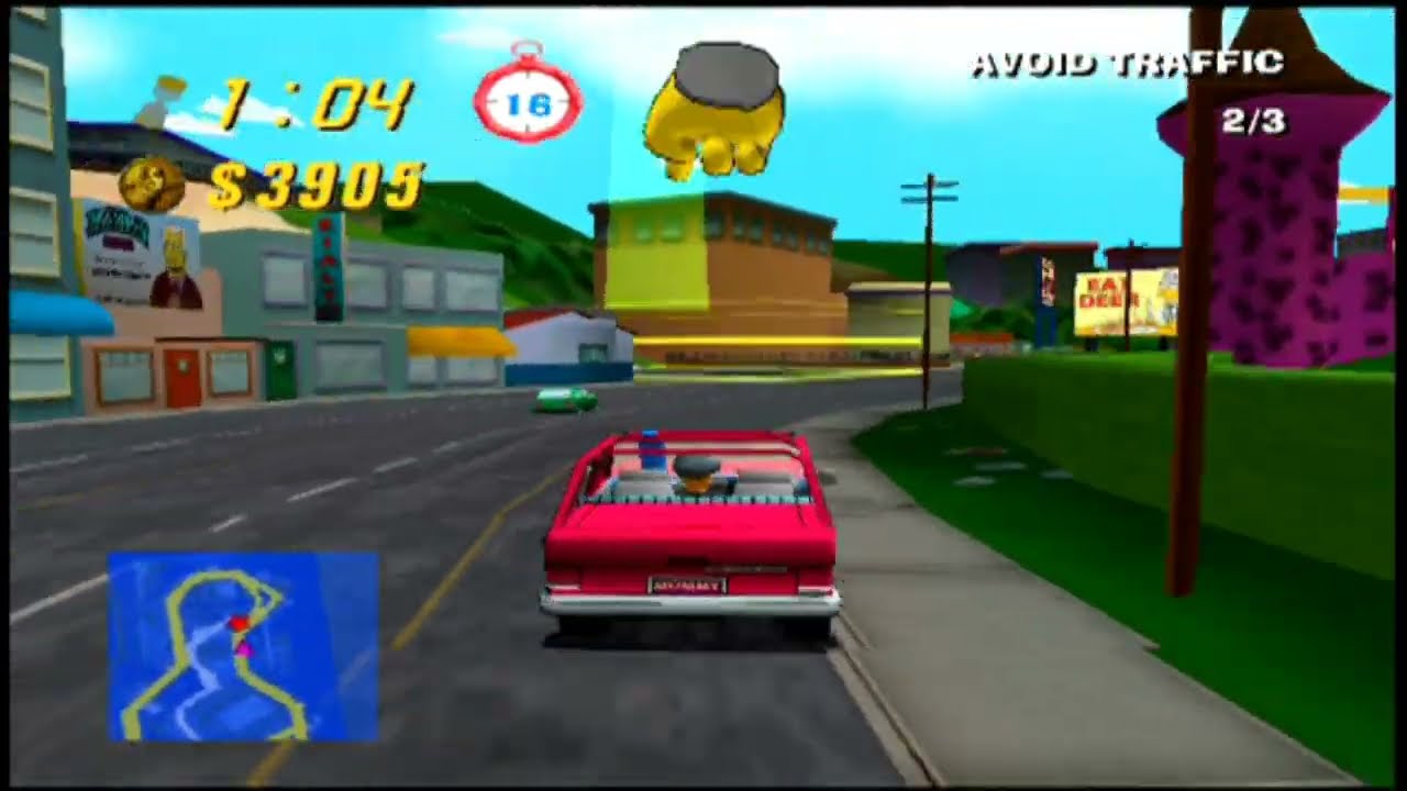 The Simpsons: Road Rage - PAL - PlayStation 2 (PS2) (Used) - Cyber Shop Cyprus